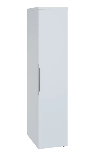 SIST 5 - 42 šatní skříň, 1-dveřová, tyč, pravá, 1820x400x600, bílá